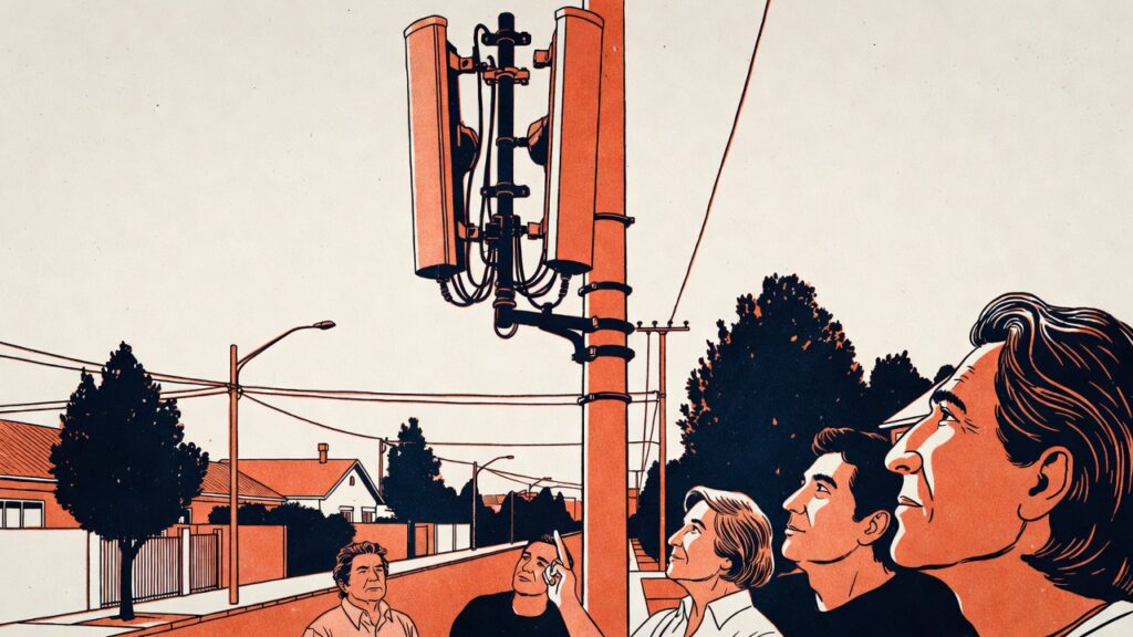 ¿Son peligrosas las antenas de celular de tu barrio? Lo que dice la ley y la ciencia en Chile 3 antenas en barrio