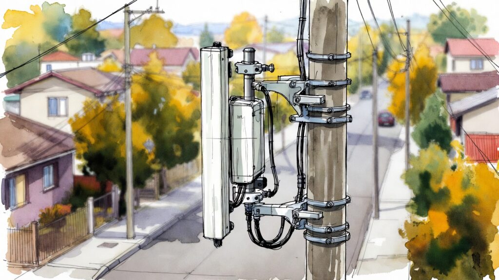 antenas en sectores urbanos chile