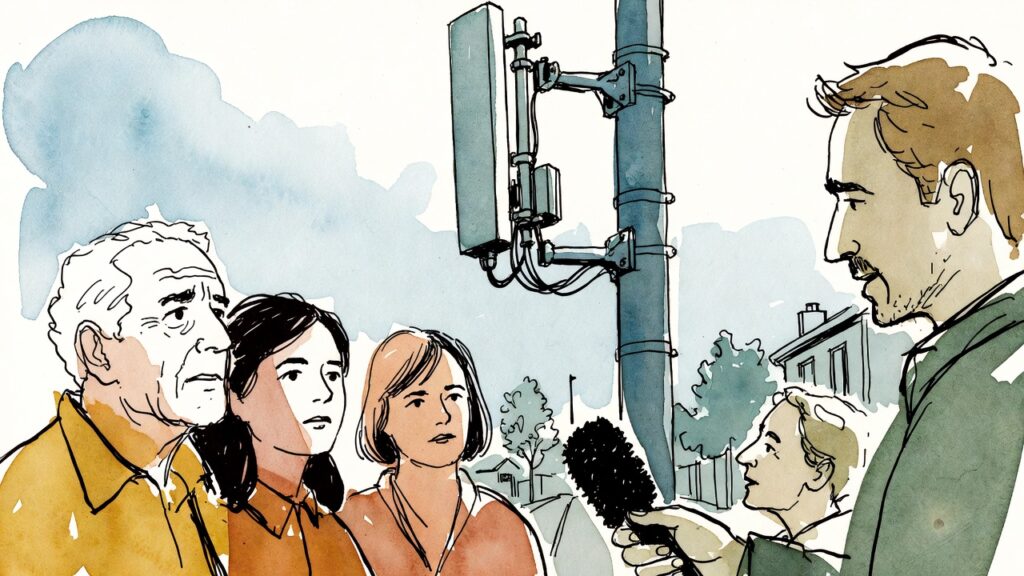 antenas en sectores urbanos chile